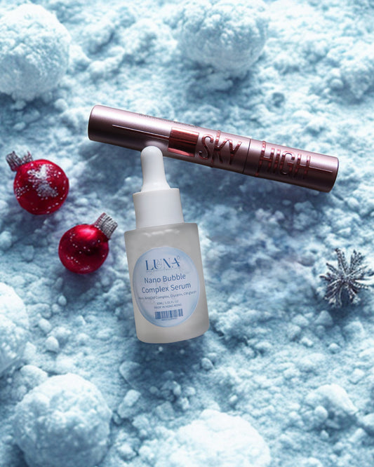 🎄Christmas Limited｜Nano Bubble Oxygen Serum 30ml (Free Sky High Mascara)