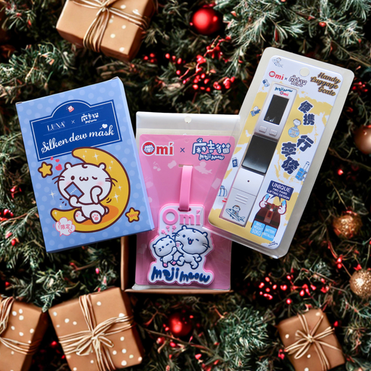 🎄 Christmas Limited Edition ｜LUNA x Omi × Majimeow Travel Cutie Set