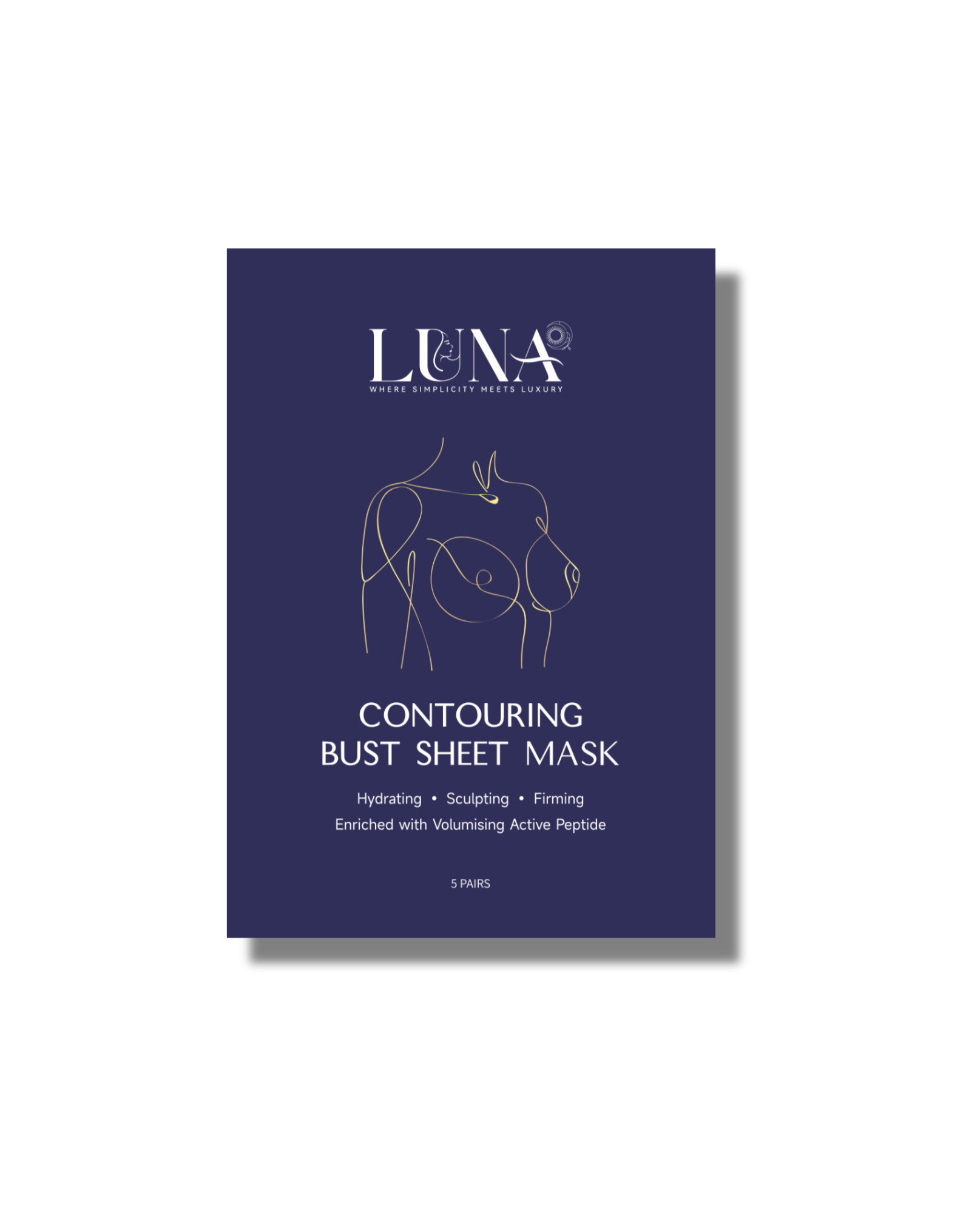 Luna Skin HK Contouring Bust Sheet Mask 