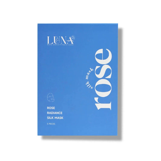 Rose Radiance Silk Mask (5 pieces) - Luna Skin